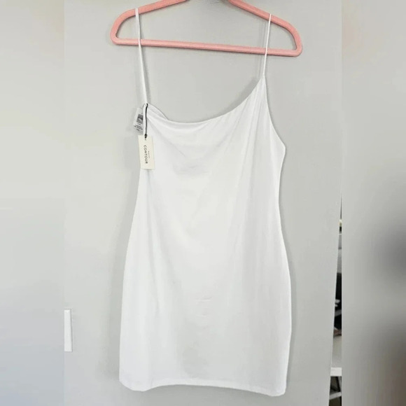 NWT Babaton Aritzia BOTTA CONTOUR DRESS in “white ” - Picture 1 of 16